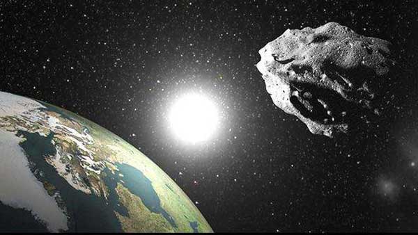 Ilustrasi Asteroid Asteroid mendekati bumi