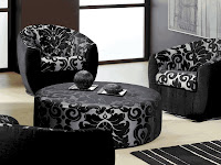 Black Furniture Decorating Living Room