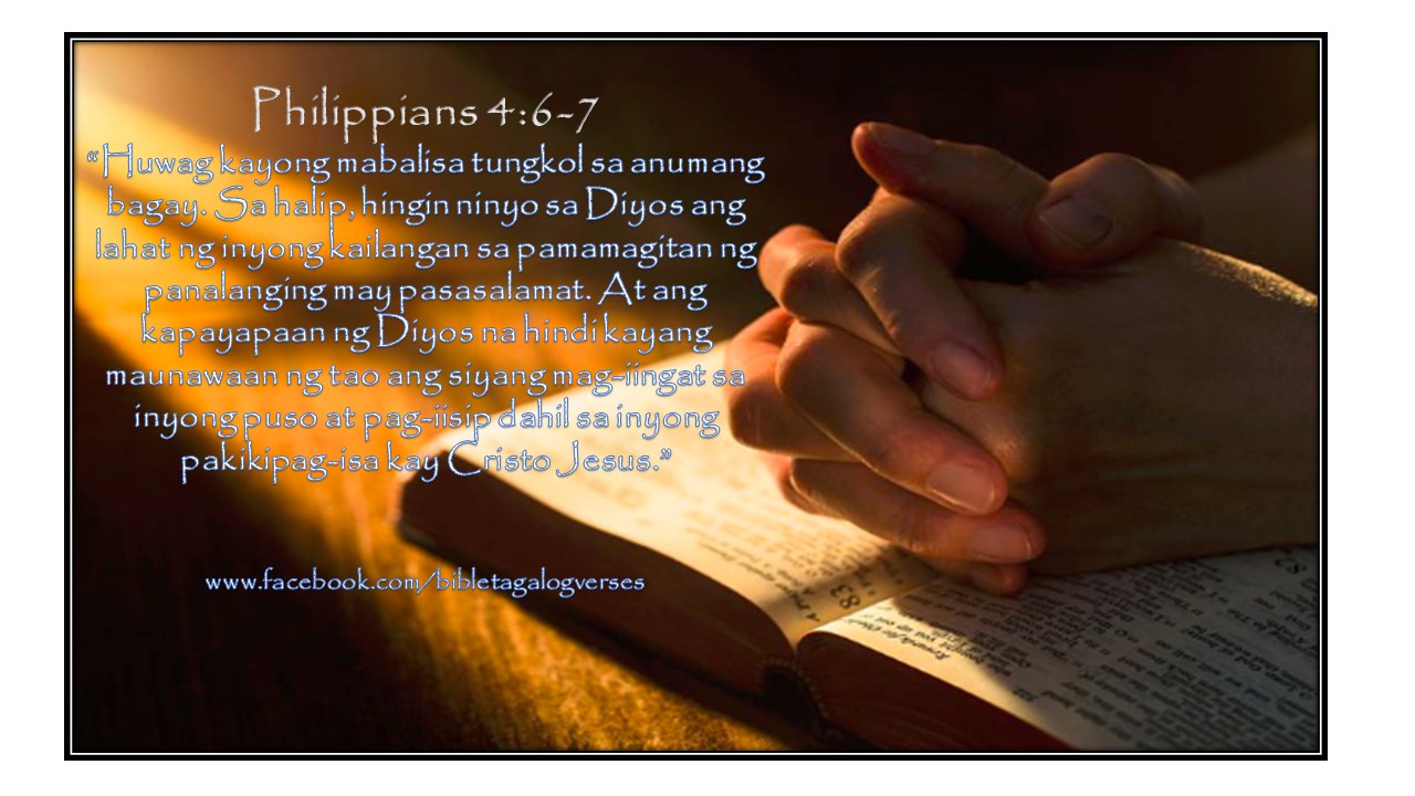 Philippians 4 6 7 Bible Tagalog Verses BIBLE TAGALOG VERSES