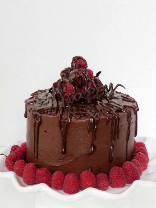 Once Upon A Chocolate Life Chocolate Buttermilk Cake with Whipped