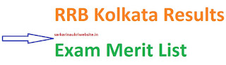 rrb kolkata result