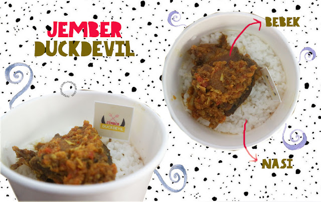 Jember DuckDevil merupakan bebek rice bowl pertama yang ada di Jember. Makanan bebek dengan ciri khas bumbu yang kaya akan rempah ini sangat cocok untuk kita nikmati sehari-hari. Selain harganya yang murah, rasanya pun sangat enak.