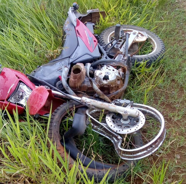 Roncador: Motociclista morre em acidente na estrada entre Roncador a Mato Rico