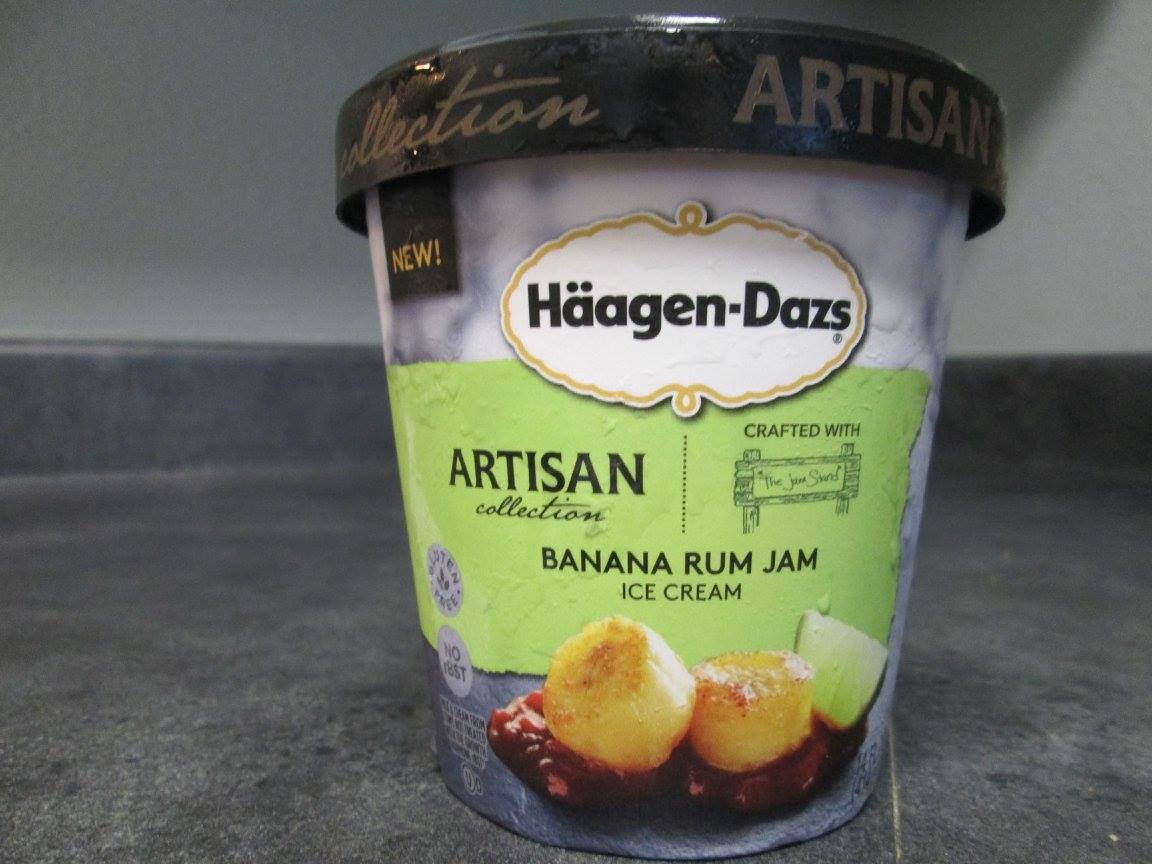 David's Ice Cream Reviews HäagenDazs Artisan Banana Rum Jam