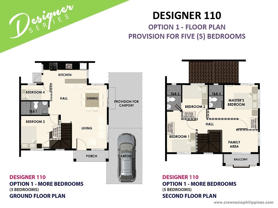 Option 1 - Floor Plan of Amalfi at The Islands - Designer 110 | House and Lot for Sale Dasmarinas Cavite Option 1 - Floor Plan of Amalfi at The Islands - Designer 110 | House and Lot for Sale Dasmarinas Cavite