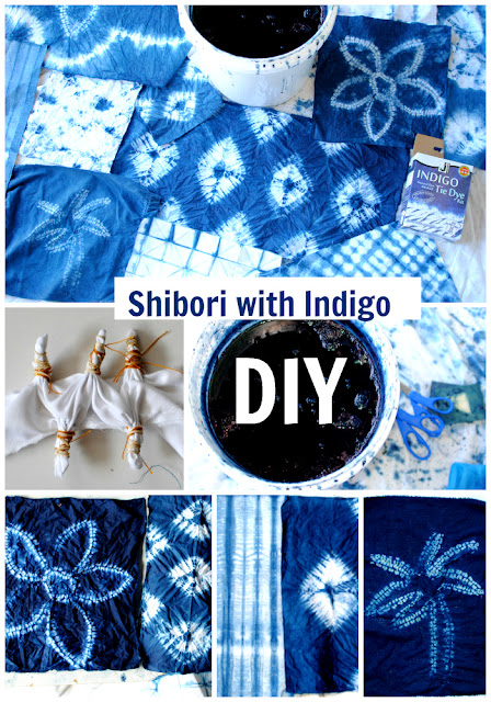 diy nui shibori with