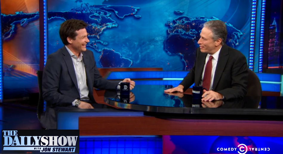 Jon Stewart and Jason Bateman Speak Yiddish on the Daily Show