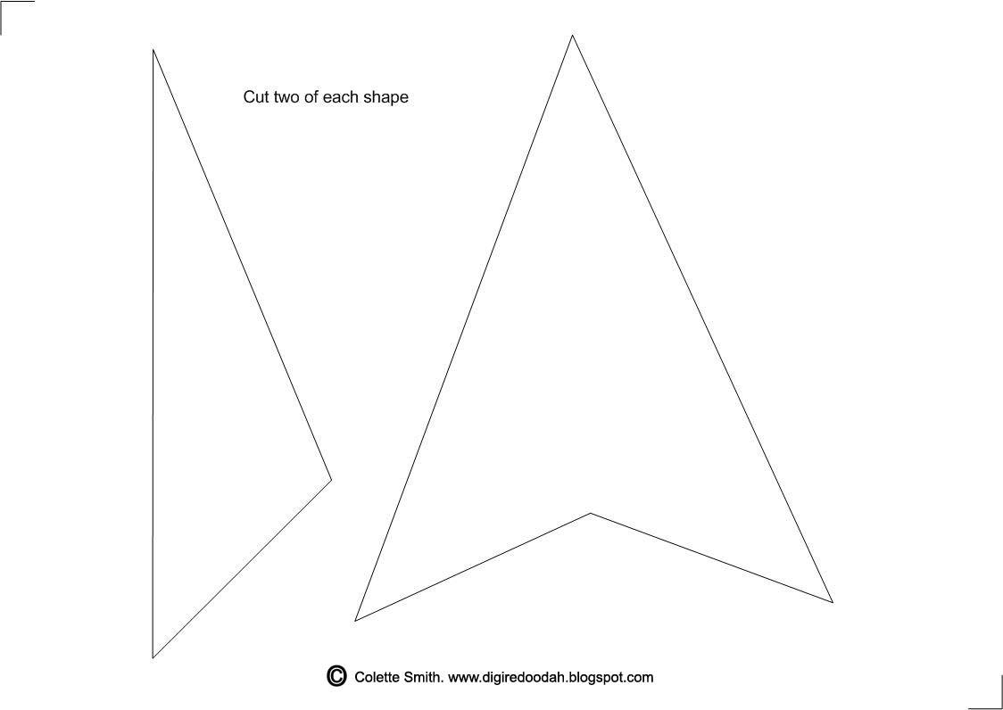 Digi re doo dah Teepee Template