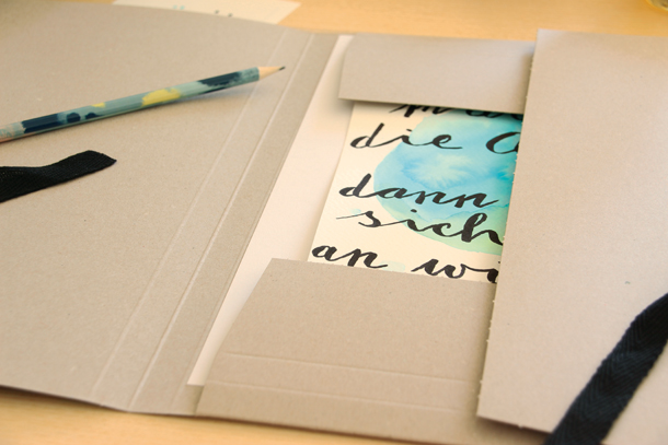 binedoro Blog, DIY, Lettering, Handlettering, Sammelmappe, gestalten binedoro Blog, DIY, Lettering, Handlettering, Sammelmappe, gestalten