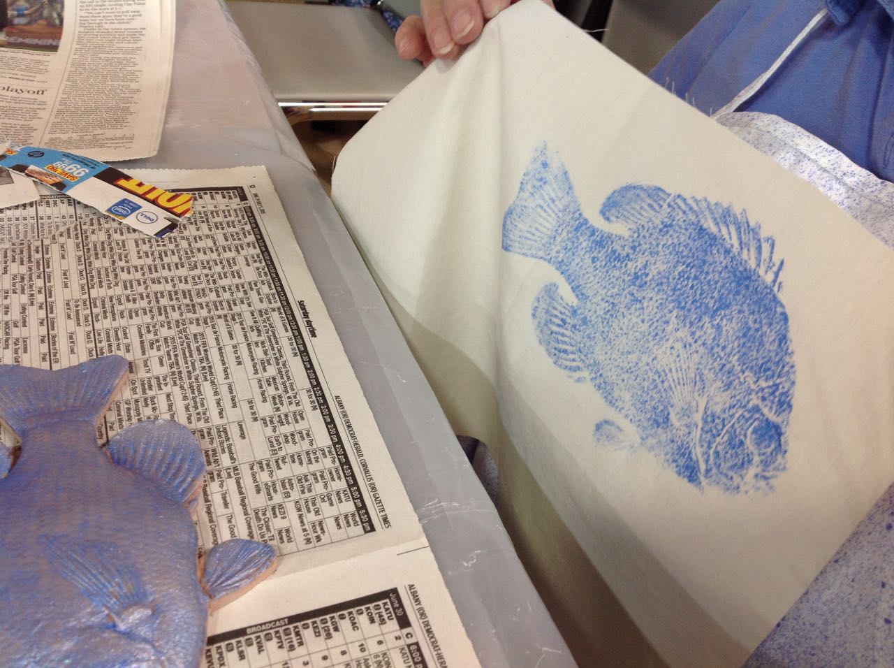 Gyotaku Fish Printing Replicas