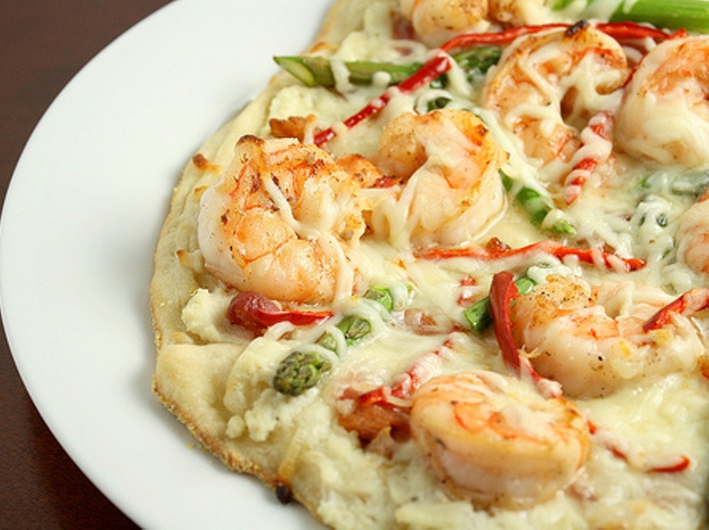 White Seafood Pizza PizzaWorld