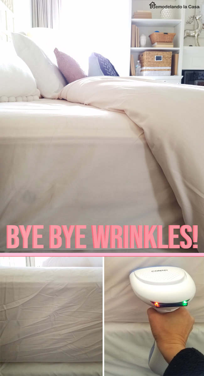 Getting Wrinkles Out of Linens Remodelando la Casa