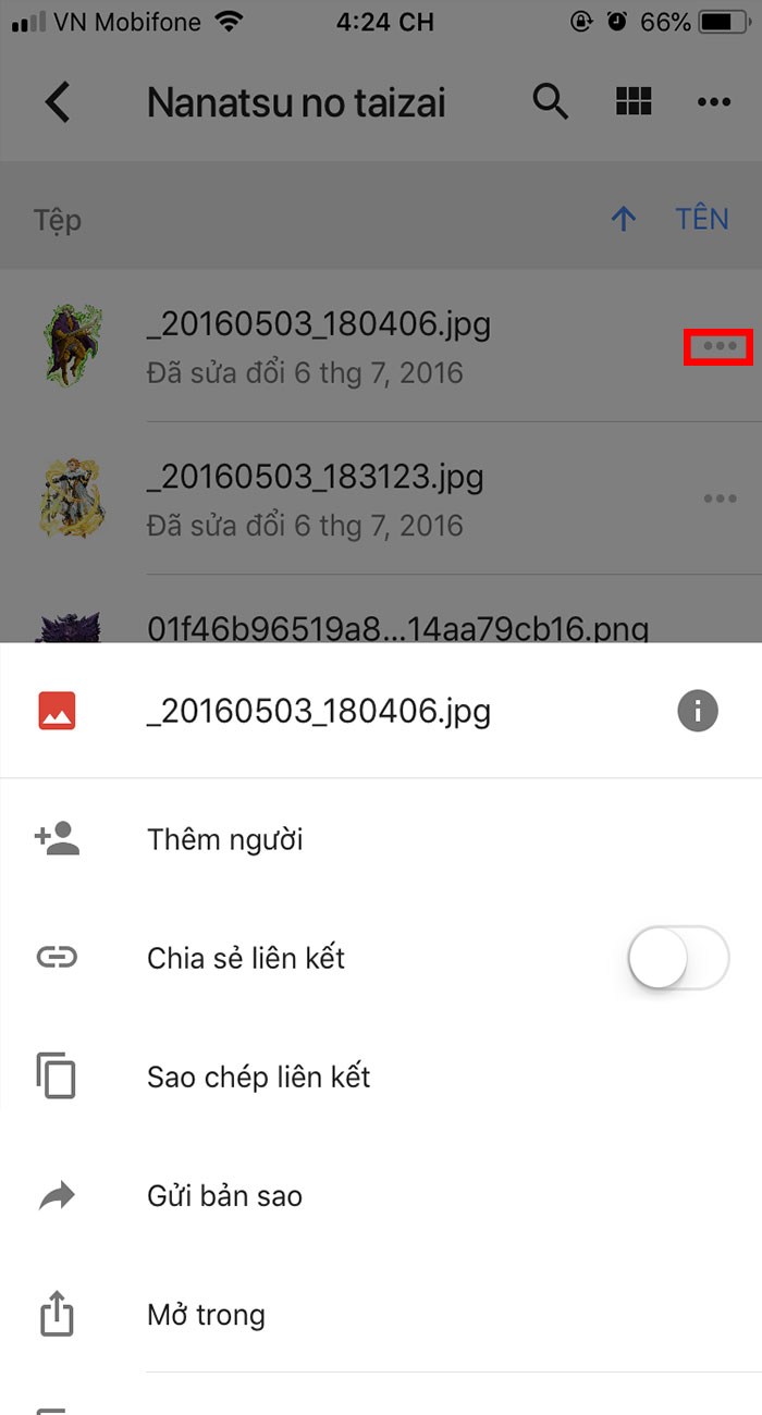 thao tác với tập tin trên google drive ở Android và IOS thao tác với tập tin trên google drive ở Android và IOS