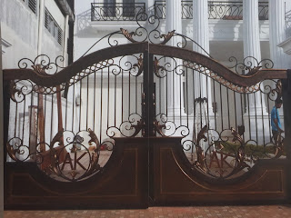 Pintu Gerbang Besi Tempa Gerbang Pagar Klasik, Pintu Gerbang Klasik, Pagar Klasik, Pagar Mewah, Pagar Antik