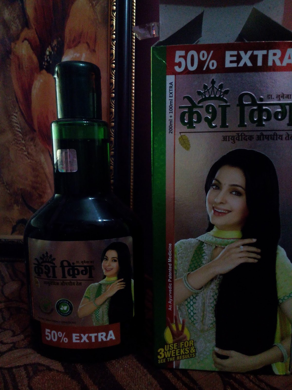 Kesh King Hair oil Review.