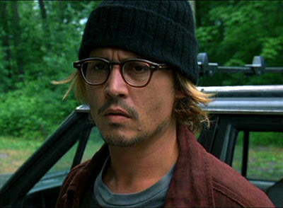 occhiali di Johnny Depp nel film "Secret window" 