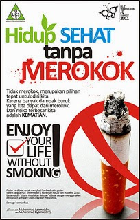 Poster Kesehatan Untuk Stop merokok
