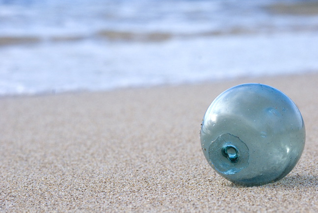 Turquoise Glass Float