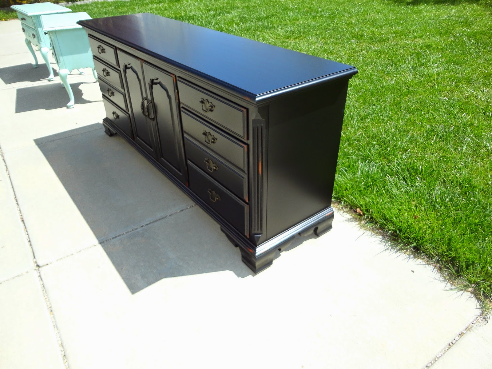 French Garden Treasures Custom Refinish......Thomasville Bedroom Set