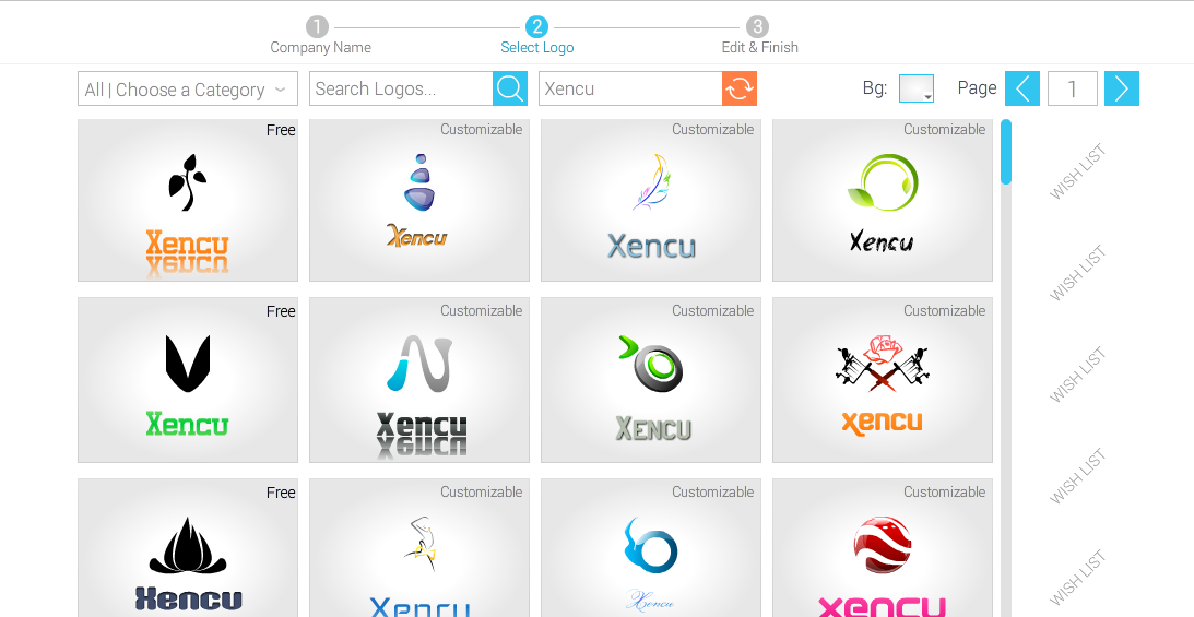 Creare logo online gratis Dowgs