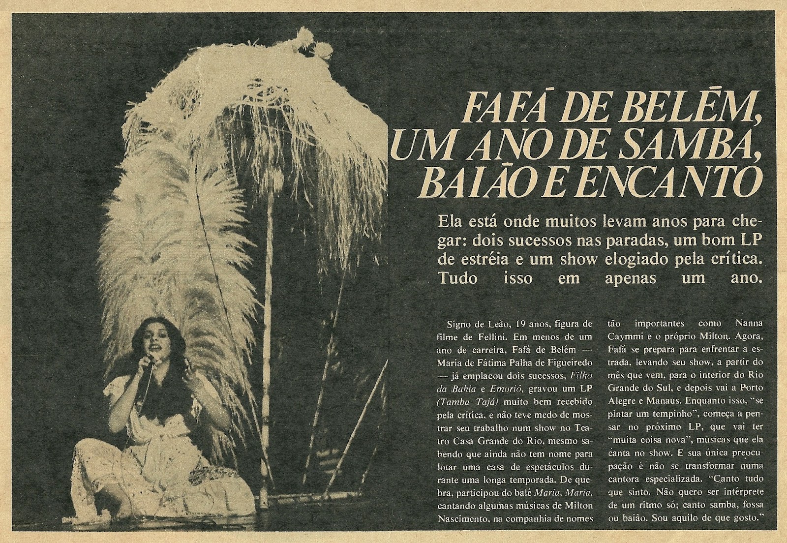 Fafá de Belém anos 70 e 80 julho 2015 Fafá de Belém anos 70 e 80 julho 2015