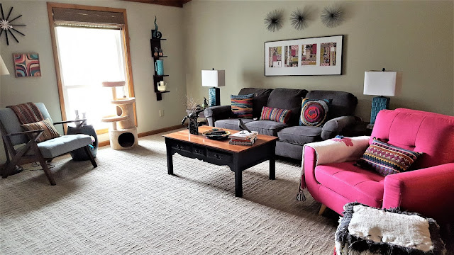 More on my living room creep to midcentury-modern boho-chic - my living room 8