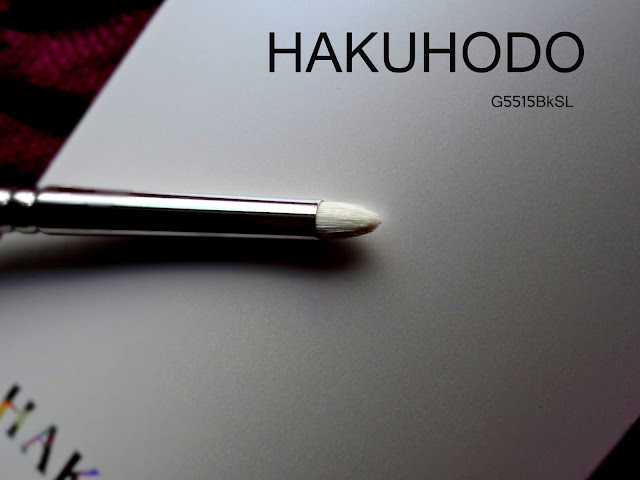 Hakuhodo G5515BkSL Pointed Eye Shadow Brush Review