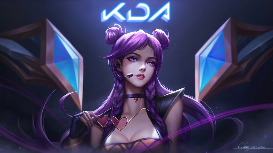 K/DA, Kai'Sa, LoL, Girl, Art, 4K, #5.2656