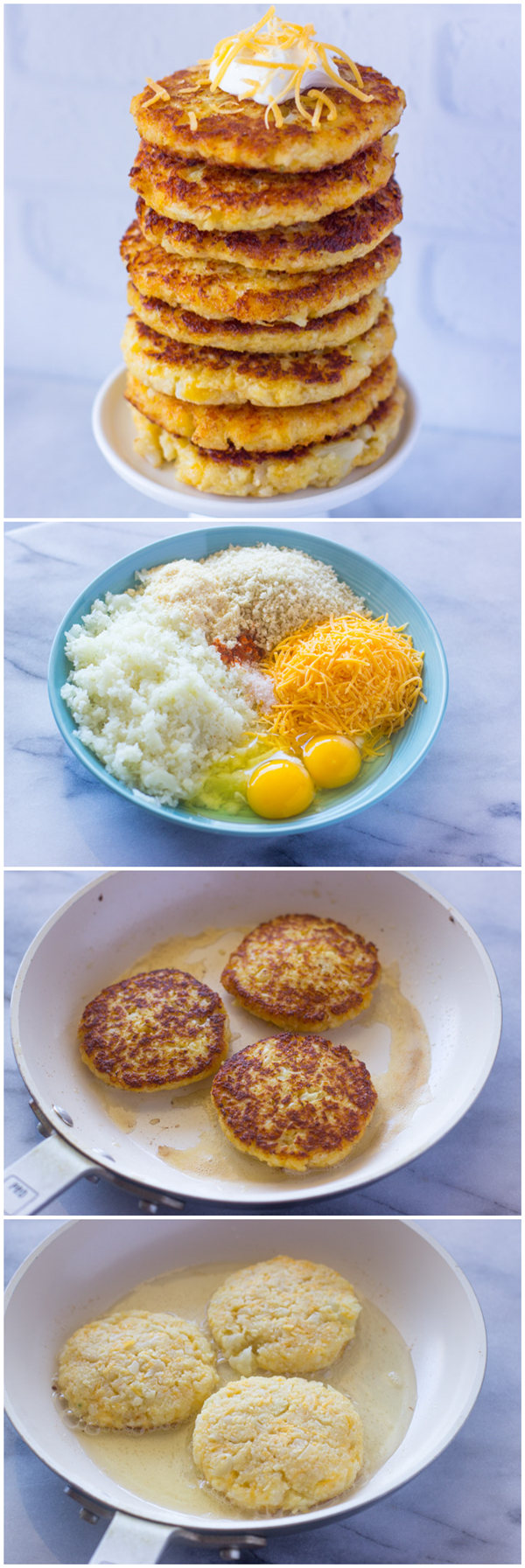 Cauliflower Cheddar Fritters