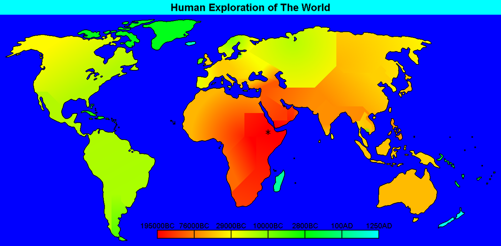 Human Exploration Map