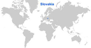 Gambar Peta letak Slovakia