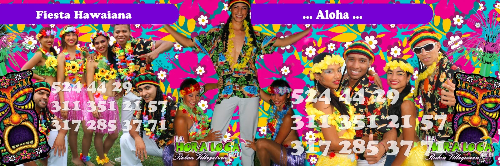 hawai, collar, falda, show en cali