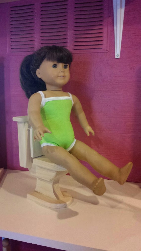 Karen Mom of Three's Craft Blog Let's Talk Bathrooms. Yes Doll