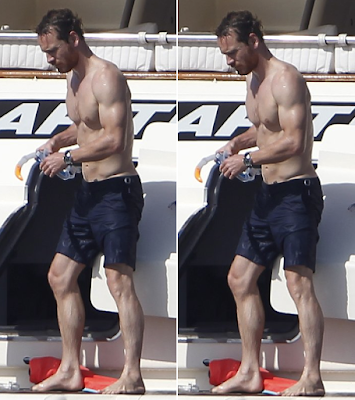 my new plaid pants: Michael Fassbender is on a Boat