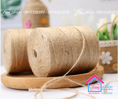 Vải bao bố, dây thừng Vai bao bo day thung