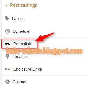Nikmati Fitur Baru Blogger Custom Permalink URL Editor