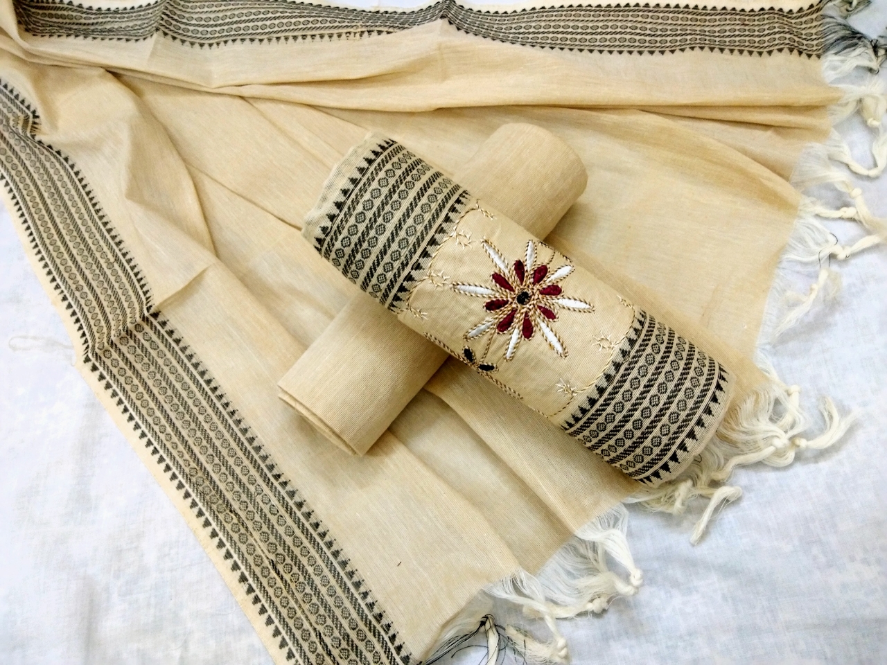 handloom cotton churidar material