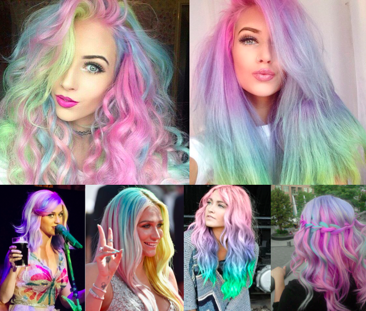 Rainbow Pastel Hair Goals