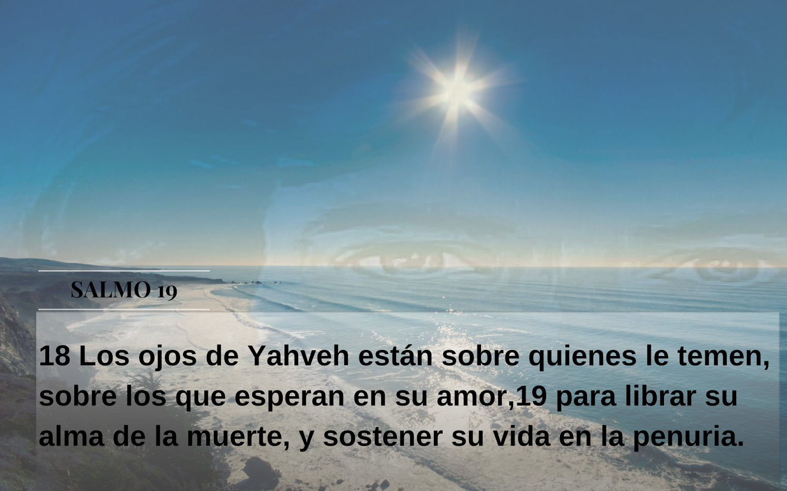 JESÚS PAN YVIDA SALMO 19
