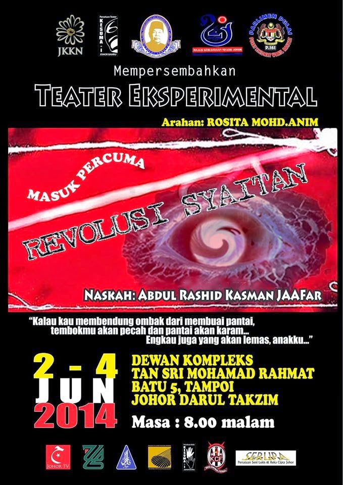 POSTER TEATER REVOLUSI SYAITAN