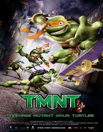 Poster Of TMNT 2007 Hindi Dual Audio 400MB BRRip 720p ESubs HEVC Free Download Watch Online downloadhub.in