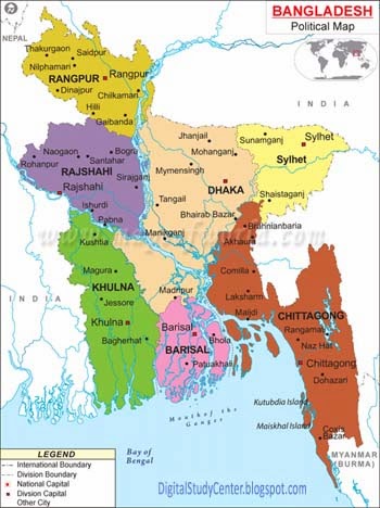 Map of Bangladesh