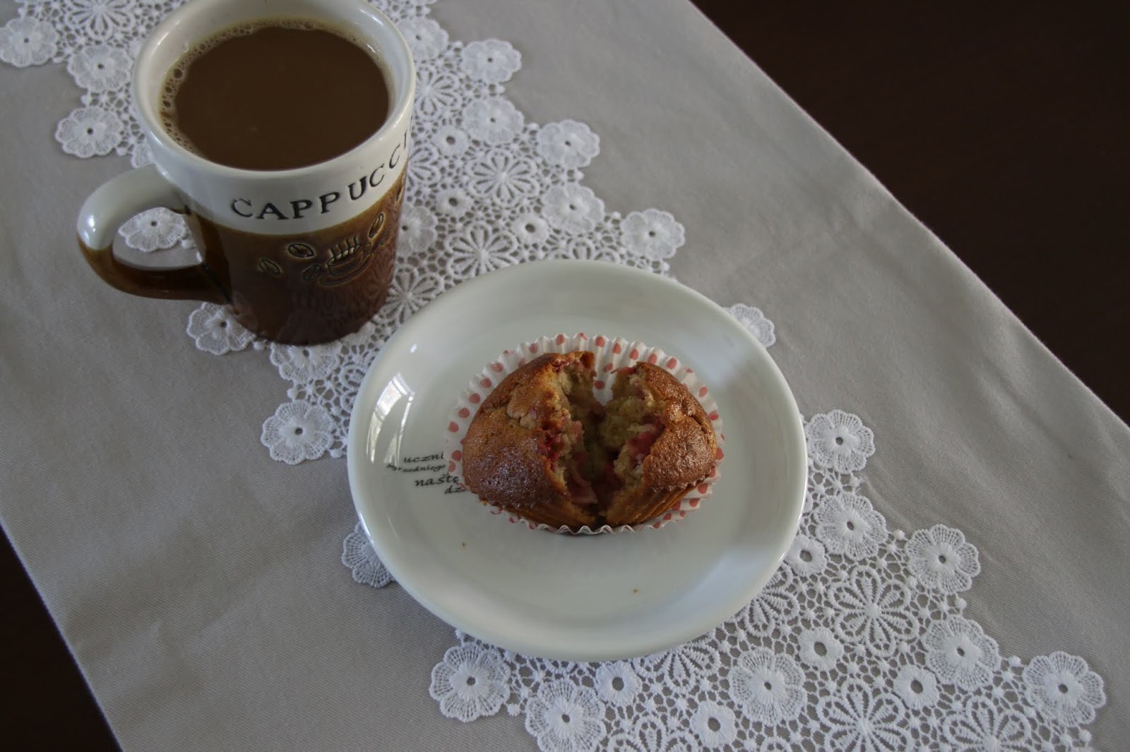 bezglutenowe muffinki z truskawkami bezglutenowe muffinki z truskawkami