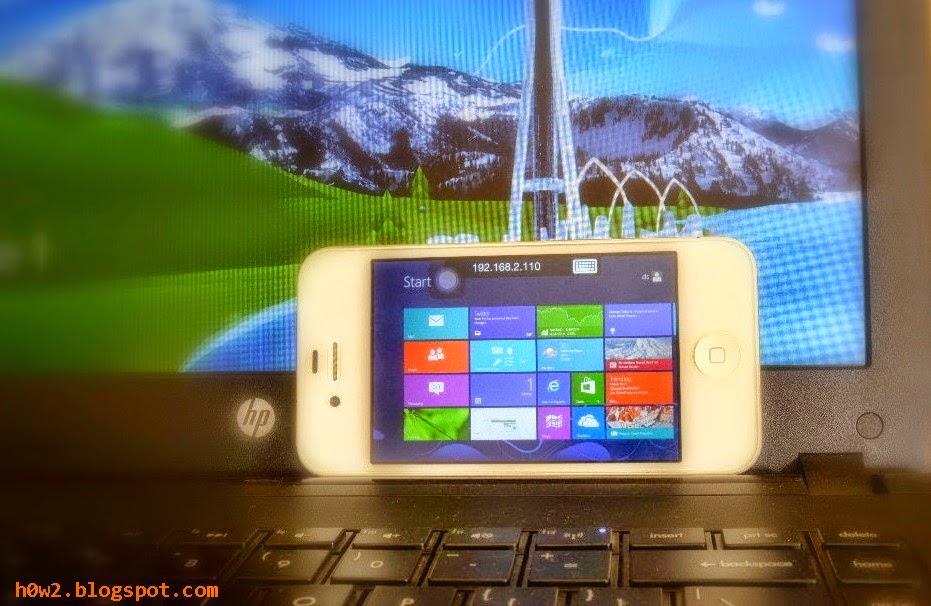 How to Remote Windows using iPhone Computer & smartphone Tips Trick