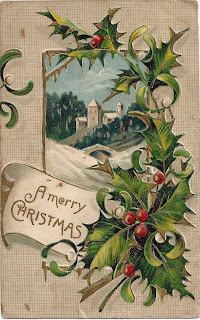 Leaping Frog Designs: Freebie Friday's Vintage Christmas Post Cards