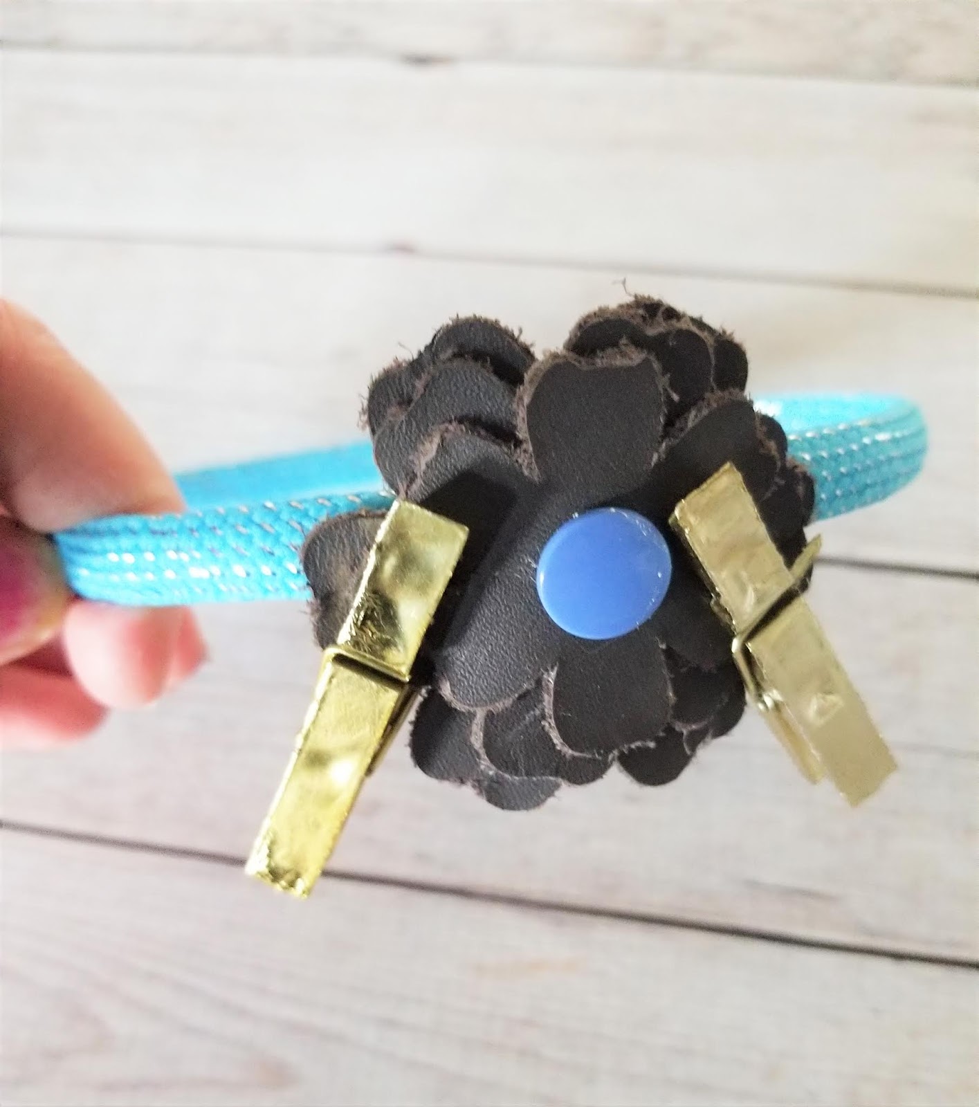 Leather Hair Accessories with the Cricut Knife Blade Sew Simple Home