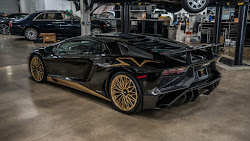 lamborghini aventador gold sv beverly hills custom coupe last inside pure unique dealership delivered wing carscoops fiber personam ad