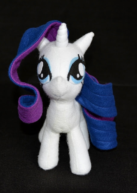 Rarity my little pony feltro pônei Rarity my little pony felt