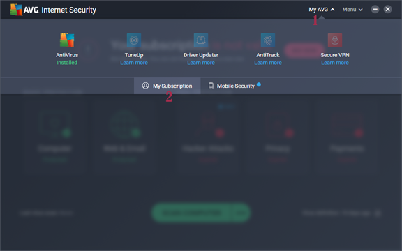 AVG Internet Security 2020 Activation