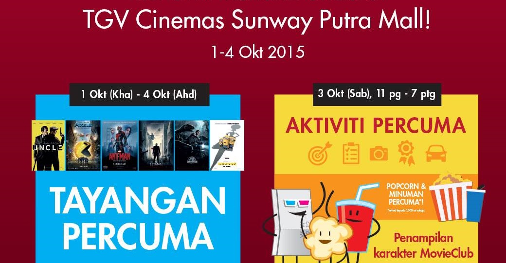 TGV Sunway Putra opens with FREE screenings and more ...